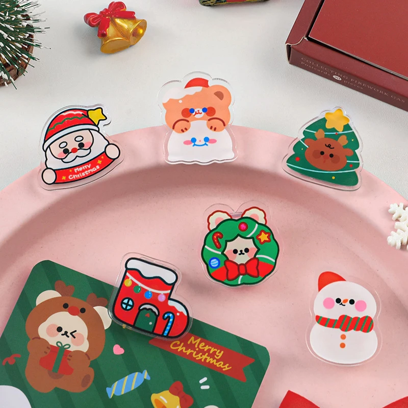 2Pcs Decorative Bookmark Binder Clip Memo Clip Photo Card Holder Christmas Transparent Acrylic Paper Clip Snacks Clip
2Pcs Decorative Bookmark Binder Clip Memo Clip Photo Card Holder Christmas Transparent Acrylic Paper Clip Snacks Clip