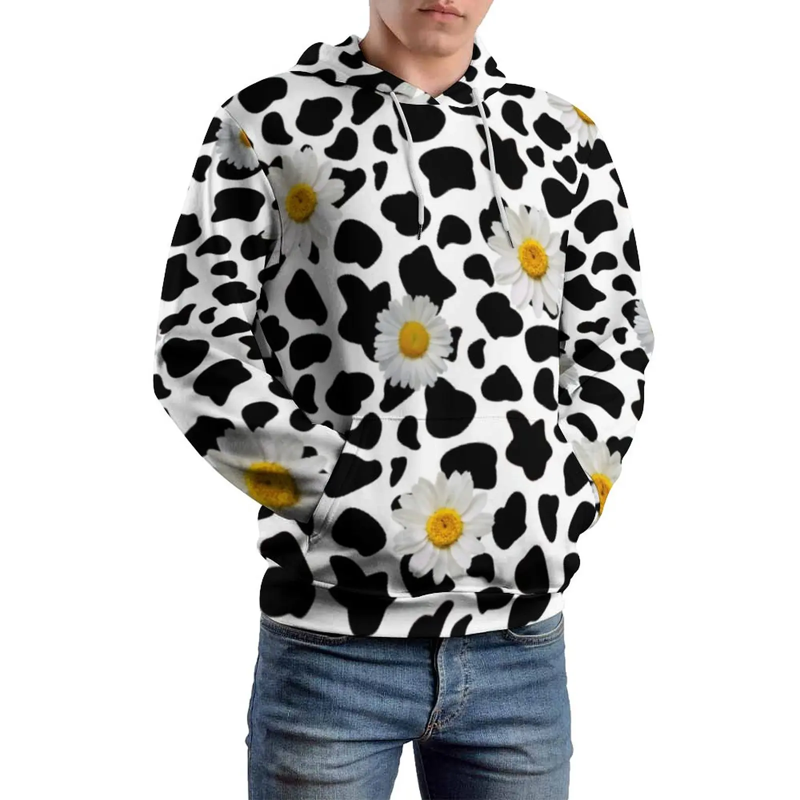 White Daisy Loose Hoodies Cow Print Y2k Hoodie Men Long Sleeve Oversized Casual Graphic Hooded Sweatshirts
White Daisy Loose Hoodies Cow Print Y2k Hoodie Men Long Sleeve Oversized Casual Graphic Hooded Sweatshirts