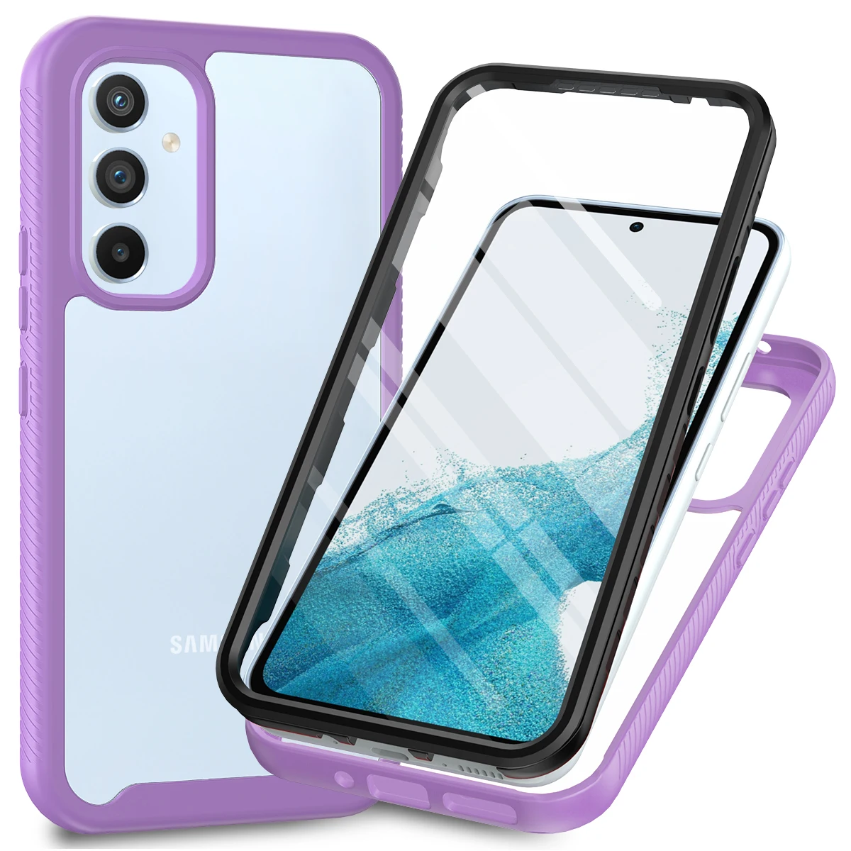 Case for Samsung Galaxy A04S A14 A34 A54 Military-Grade 360 Full Body with Built-in Screen Protector Tough Rugged Phone Cover
Case for Samsung Galaxy A04S A14 A34 A54 Military-Grade 360 Full Body with Built-in Screen Protector Tough Rugged Phone Cover