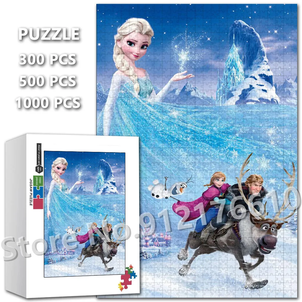 Disney Princess 1000 Pcs Creative Diy Wooden Puzzle Frozen Ice Queen Model Assembled Jigsaw Puzzle Toys for Kids Birthday Gifts
Disney Princess 1000 Pcs Creative Diy Wooden Puzzle Frozen Ice Queen Model Assembled Jigsaw Puzzle Toys for Kids Birthday Gifts