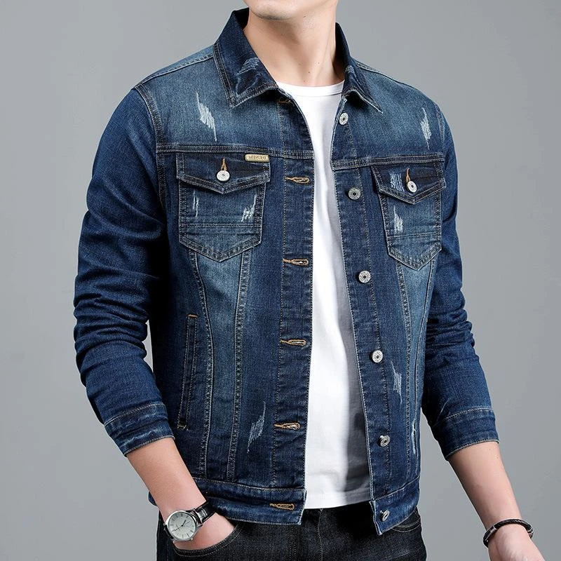 Jacket Brand Jeans Classic 2023 Fashion Washed Coat Denim Slim Clothing Retro Style Cotton Casual Male New Men's Spring Blue
Jacket Brand Jeans Classic 2023 Fashion Washed Coat Denim Slim Clothing Retro Style Cotton Casual Male New Men's Spring Blue