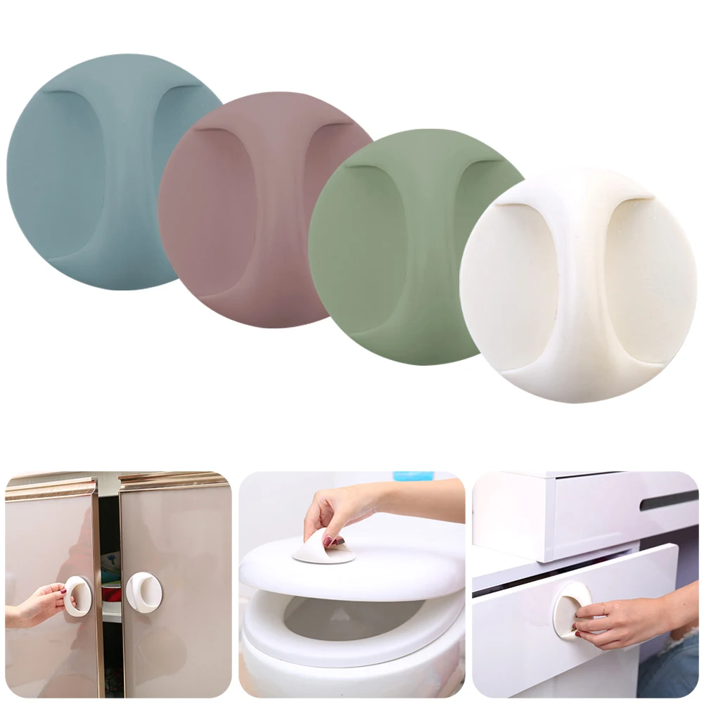 Cabinet Handles Self-Stick Round Cabinet Drawer Handles Pull Helper For Kitchen Cabinet Door Window Sliding Bathroom Toilet
Cabinet Handles Self-Stick Round Cabinet Drawer Handles Pull Helper For Kitchen Cabinet Door Window Sliding Bathroom Toilet