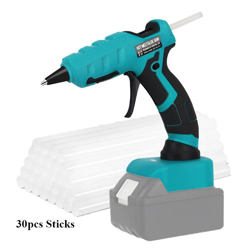 Беспроводной термоклеевой пистолет для Makita/DEWALT/BlackDecker/Milwaukee, 18 в, аккумулятор с 30 стержнями, электропистолет для ремонта «сделай сам», электроинструмент
Беспроводной термоклеевой пистолет для Makita/DEWALT/BlackDecker/Milwaukee, 18 в, аккумулятор с 30 стержнями, электропистолет для ремонта «сделай сам», электроинструмент