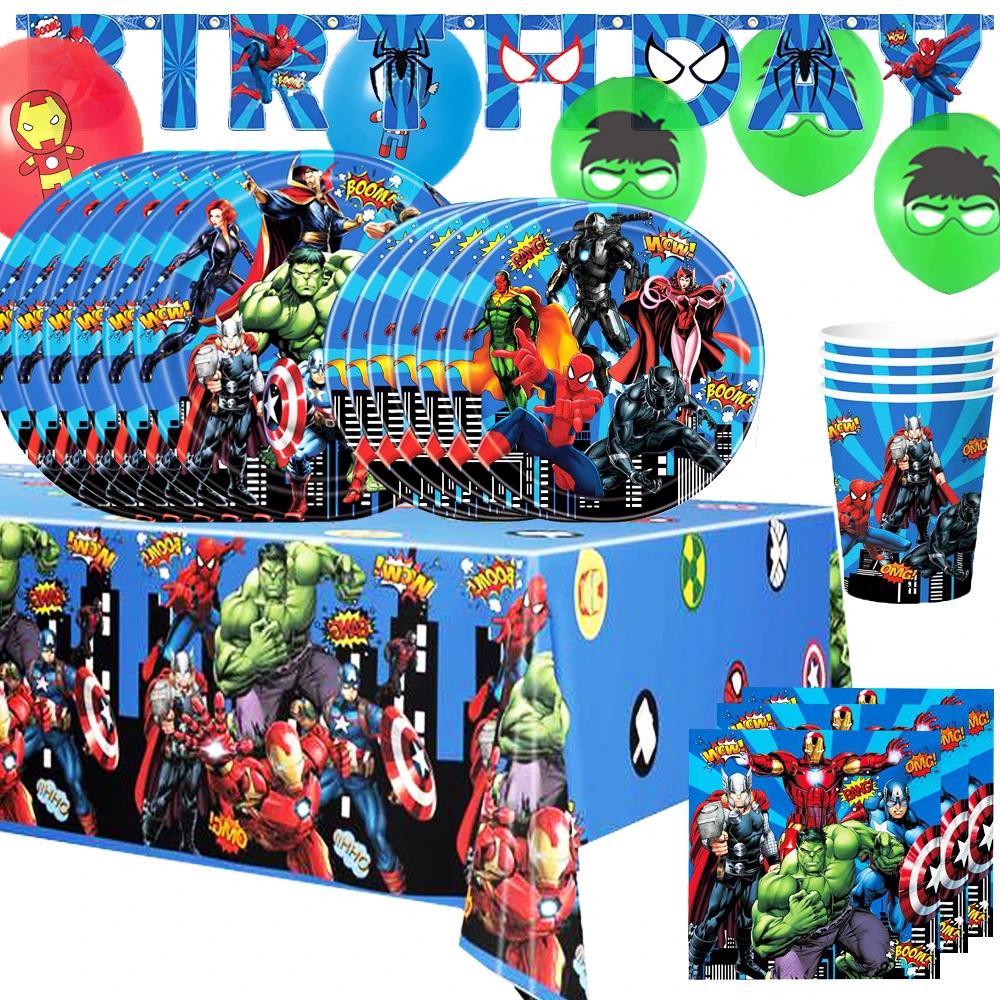 Superhero Party Supplies Avengers Themed Cartoon Cutlery Paper Cup Plate Balloon For Boys Kids Babys Birthday Party Decorations
Superhero Party Supplies Avengers Themed Cartoon Cutlery Paper Cup Plate Balloon For Boys Kids Babys Birthday Party Decorations
