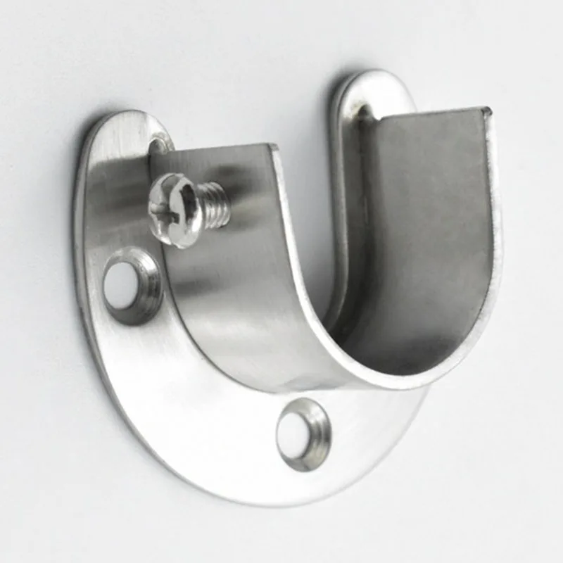 1pcs Stainless Steel Thickened Rail Tube Fix Seat Fastener Clothes Rail Seat Semicircular Open Curtain Rod Seat Flange Bushing
1pcs Stainless Steel Thickened Rail Tube Fix Seat Fastener Clothes Rail Seat Semicircular Open Curtain Rod Seat Flange Bushing