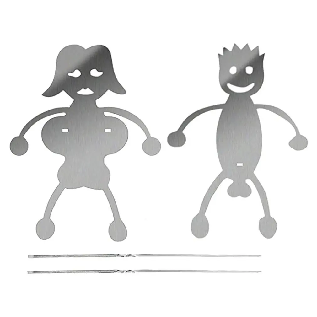 2pcs Fun Outdoor Humanoid Barbecue Hot Dog Stand Outdoor Grill Rack Male For Hot Dog Femle For Cotton Candy 
2pcs Fun Outdoor Humanoid Barbecue Hot Dog Stand Outdoor Grill Rack Male For Hot Dog Femle For Cotton Candy