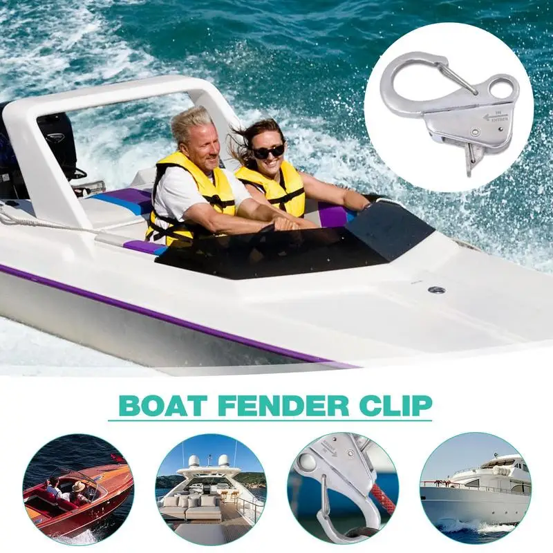 Stainless Steel Boat Fender Clip Quick Release Boat Fender Spring Clip Fender Eye Hook Boat Sail Tug Fender Hook Boat Accessorie
Stainless Steel Boat Fender Clip Quick Release Boat Fender Spring Clip Fender Eye Hook Boat Sail Tug Fender Hook Boat Accessorie