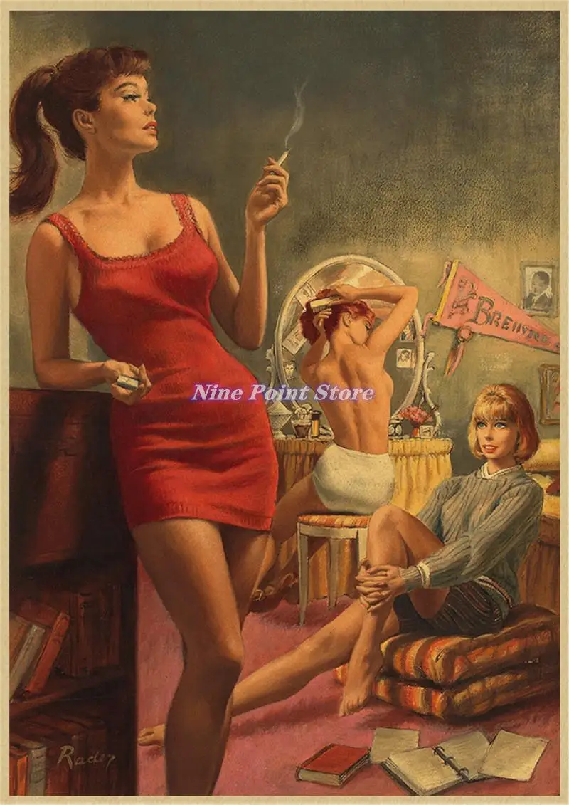 Советский винтажный постер Вторая мировая война Красные девушки
Советский винтажный постер Вторая мировая война Красные девушки