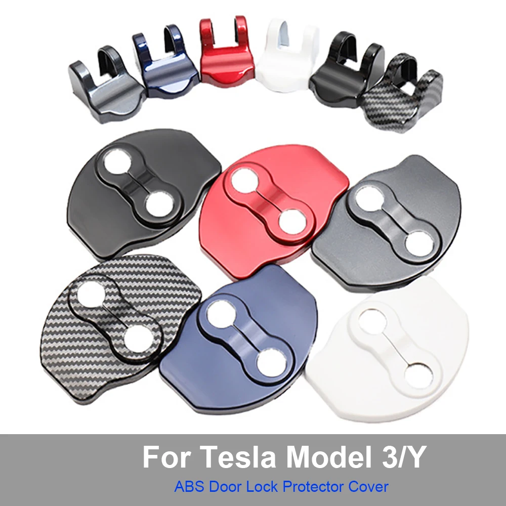 Защитная крышка для дверного замка Tesla Model 3, набор из 6 аксессуаров для интерьера, черный, красный, синий
Защитная крышка для дверного замка Tesla Model 3, набор из 6 аксессуаров для интерьера, черный, красный, синий