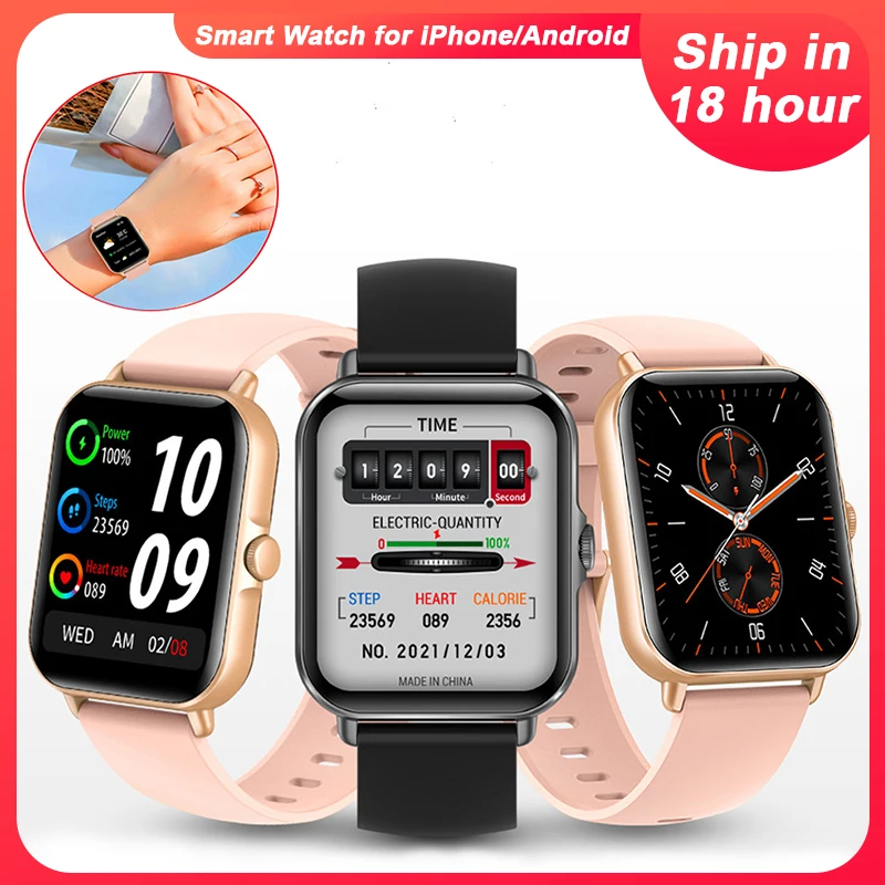New Women Smart Watch Men Full Touch Screen Heart Rate Blood Pressure Waterproof Bluetooth Call Smartwatch Fintess Tracker Watch
New Women Smart Watch Men Full Touch Screen Heart Rate Blood Pressure Waterproof Bluetooth Call Smartwatch Fintess Tracker Watch