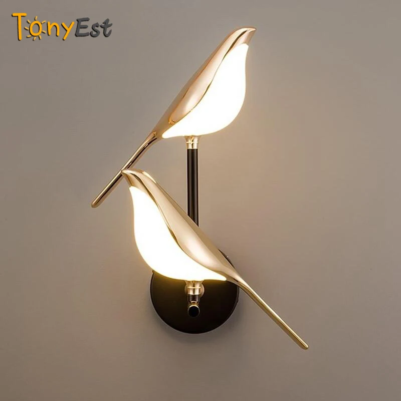 Magpie bird wall lights bedside wall lamp wall sconce light modern wall light indoor lighting for bedroom bedroom living room
Magpie bird wall lights bedside wall lamp wall sconce light modern wall light indoor lighting for bedroom bedroom living room