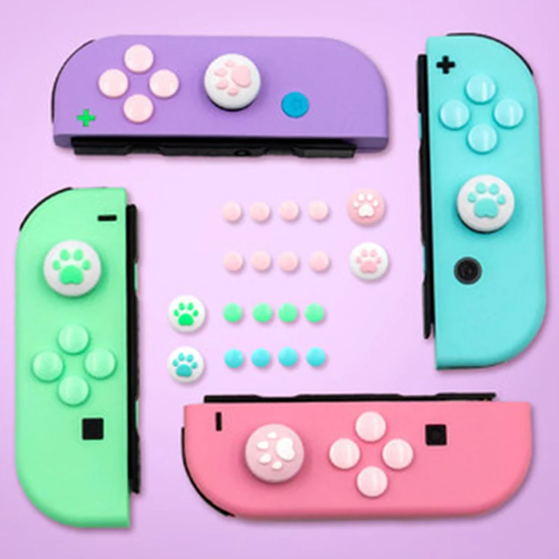 Колпачки для кнопок Nintendo цветные Стикеры для кнопок защитный чехол для джойстика контроллера Joy-Con кожаный чехол
Колпачки для кнопок Nintendo цветные Стикеры для кнопок защитный чехол для джойстика контроллера Joy-Con кожаный чехол