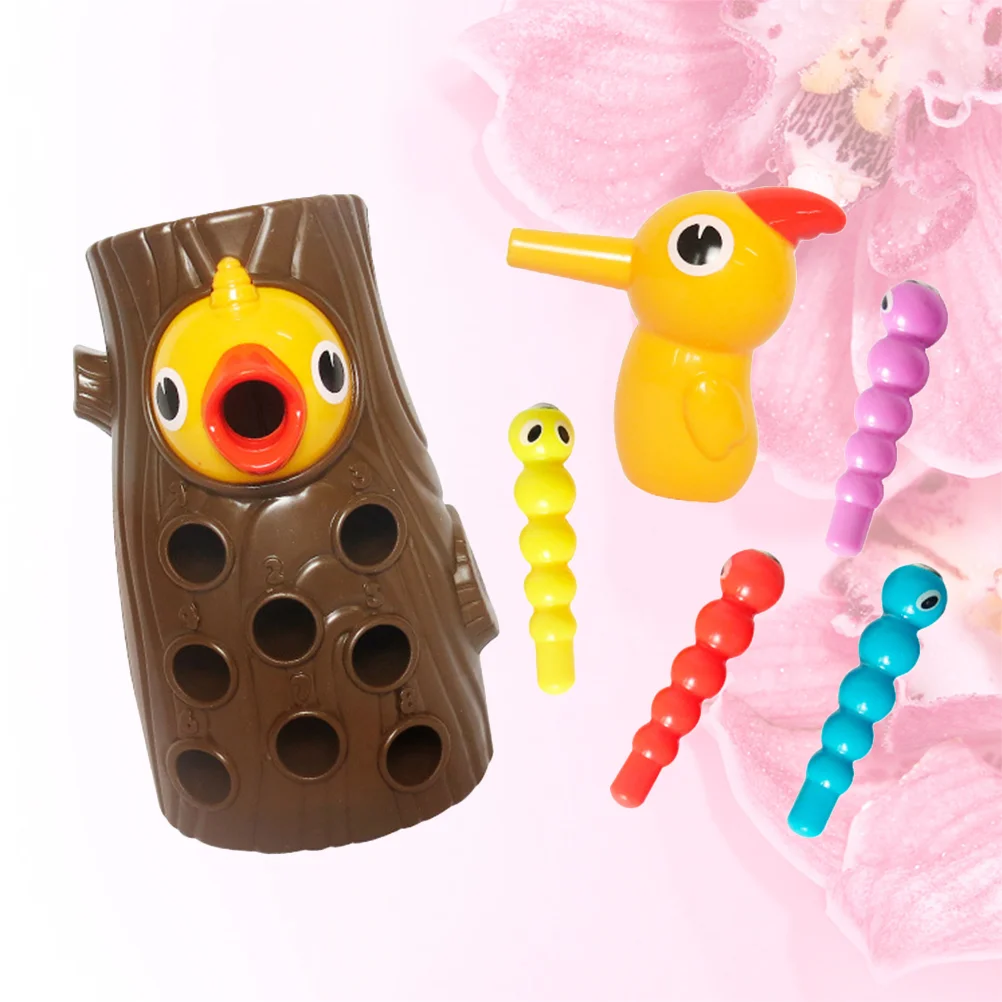 1 Set of Creative Magnetic Portable Funny Learning Worms Catching Playing Educational for Kids 
1 Set of Creative Magnetic Portable Funny Learning Worms Catching Playing Educational for Kids