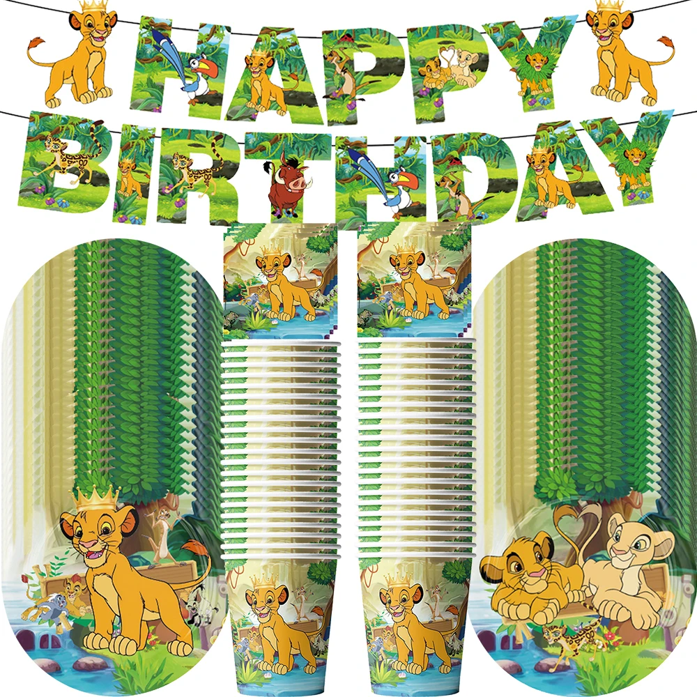 New Lion King Birthday Party Supplies Set Baby Shower Decorations Plates Napkins Table Cloth Cups Boy Birthday Party Supply
New Lion King Birthday Party Supplies Set Baby Shower Decorations Plates Napkins Table Cloth Cups Boy Birthday Party Supply