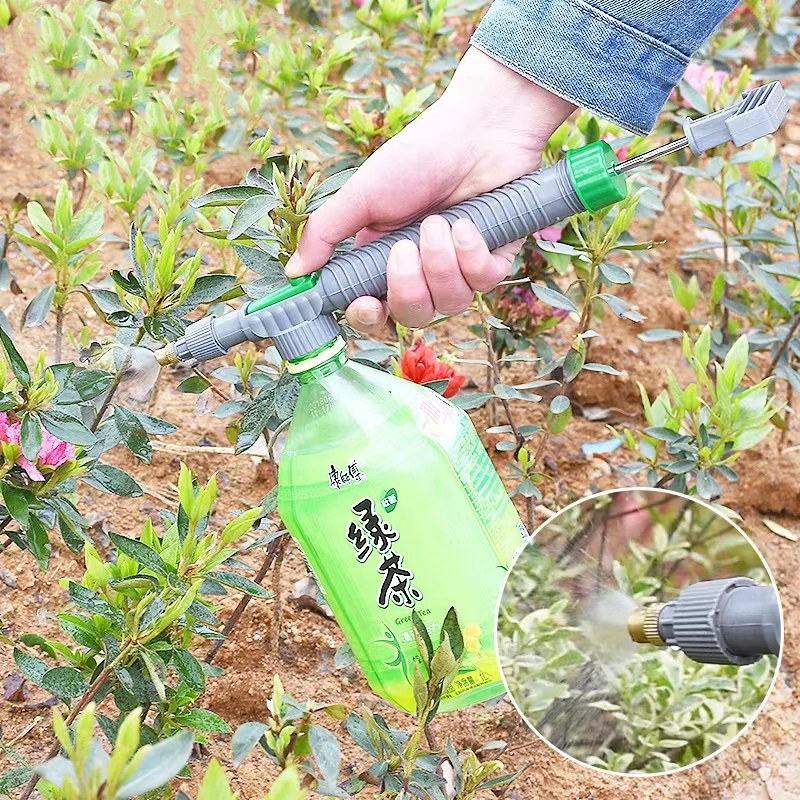 Drink Bottle Spray Head Manual High Pressure Air Pump Sprayer Adjustable Nozzle Garden Watering Tool Sprayer Agriculture Tools
Drink Bottle Spray Head Manual High Pressure Air Pump Sprayer Adjustable Nozzle Garden Watering Tool Sprayer Agriculture Tools