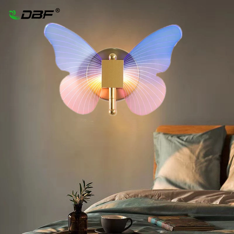 2022 New LED Wall Lamp Indoor Golden Butterfly Wall Lamp Simple Art Interior Home Decoration Modern Living Room Corridor Bedside
2022 New LED Wall Lamp Indoor Golden Butterfly Wall Lamp Simple Art Interior Home Decoration Modern Living Room Corridor Bedside