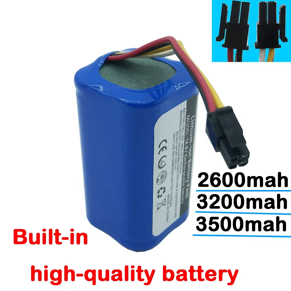 100% New 14.4v/14.8V 2600mAh /3200mah/3500mah For Midea i5 / i5 Extra / i5 Young / i9 EYE Robot Vacuum Cleaner Battery
100% New 14.4v/14.8V 2600mAh /3200mah/3500mah For Midea i5 / i5 Extra / i5 Young / i9 EYE Robot Vacuum Cleaner Battery