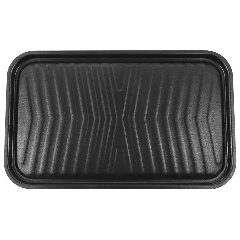 

Barbecue Grill Pan Non-Stick Smokeless Frying Grill Barbecue Plate Rectangle BBQ Baking Tray Outdoor Picnic Cookware