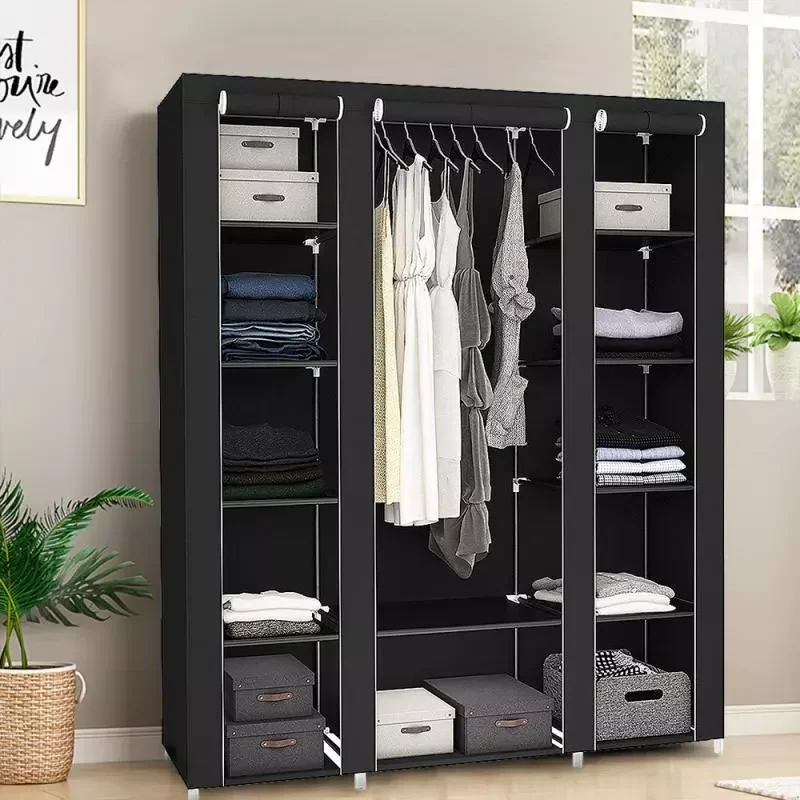 2023 Folding Clothes Wardrobe Fabric Closet Wardrobe Cabinet Storage Organizer Non-woven Portable Wardrobe Bedroom 172*43*134cm
2023 Folding Clothes Wardrobe Fabric Closet Wardrobe Cabinet Storage Organizer Non-woven Portable Wardrobe Bedroom 172*43*134cm