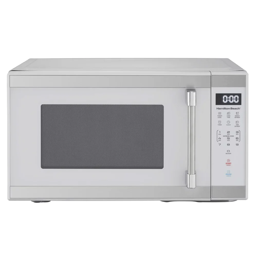 1.1 Cu. Ft. 1000 W Mid Size Microwave Oven, 1000W, White Stainless Steel Microwave Oven
1.1 Cu. Ft. 1000 W Mid Size Microwave Oven, 1000W, White Stainless Steel Microwave Oven