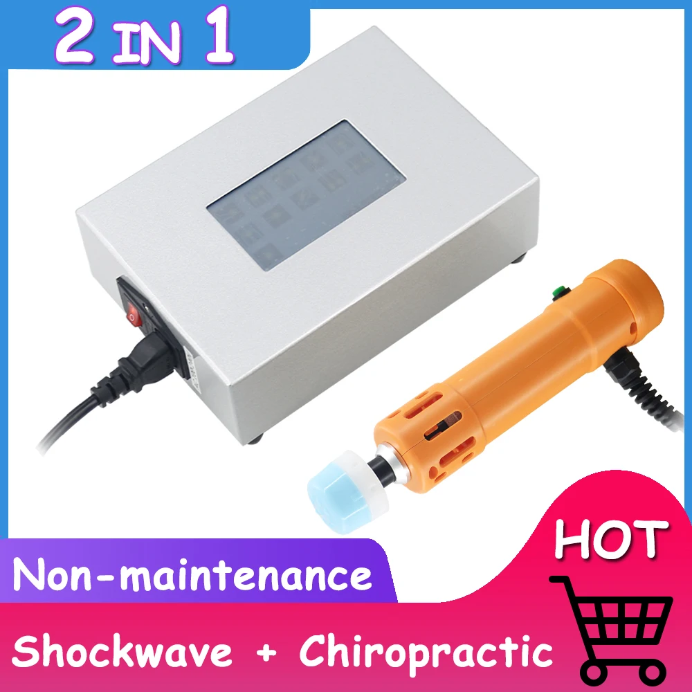 2 in 1 Shockwave Therapy Machine ED Treatment Relief Elbow Joint and Body Muscle Pain Home Health Care Chiropractic Massage Tool
2 in 1 Shockwave Therapy Machine ED Treatment Relief Elbow Joint and Body Muscle Pain Home Health Care Chiropractic Massage Tool