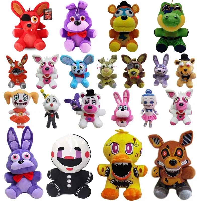 Новинка, плюшевая игрушка FNAF Freddy's, 18 см, мягкие и плюшевые игрушки в виде медведя, кролика Fnaf, детские игрушки на день рождения и Рождество, Пр...
Новинка, плюшевая игрушка FNAF Freddy's, 18 см, мягкие и плюшевые игрушки в виде медведя, кролика Fnaf, детские игрушки на день рождения и Рождество, Пр...