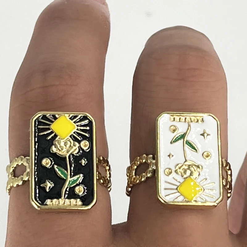 Vintage Rectangle Opening Rings for Women Personality Bohemia Stainless Steel Adjustable Finger Rings Fashion Party Jewelry Gift
Vintage Rectangle Opening Rings for Women Personality Bohemia Stainless Steel Adjustable Finger Rings Fashion Party Jewelry Gift