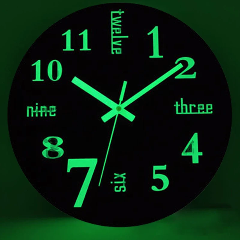 ZGXTM 12-Inch with Luminous Retro Wooden Wall Clock Word Numbers Silent Used in Bedroom Living Room Kitchen Dining Room
ZGXTM 12-Inch with Luminous Retro Wooden Wall Clock Word Numbers Silent Used in Bedroom Living Room Kitchen Dining Room