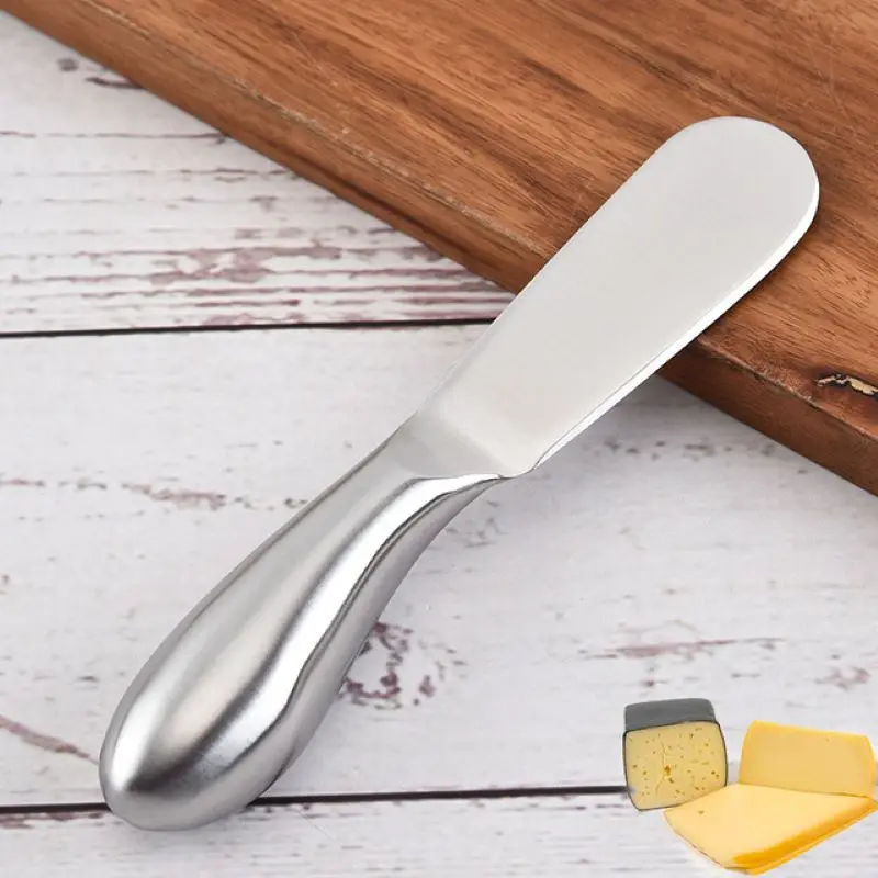 

1 шт. многофункциональный бытовой нож для крема из нержавеющей стали, утолщенный аппликатор для масла, слайсер для сыра, кухонные инструменты для выпечки