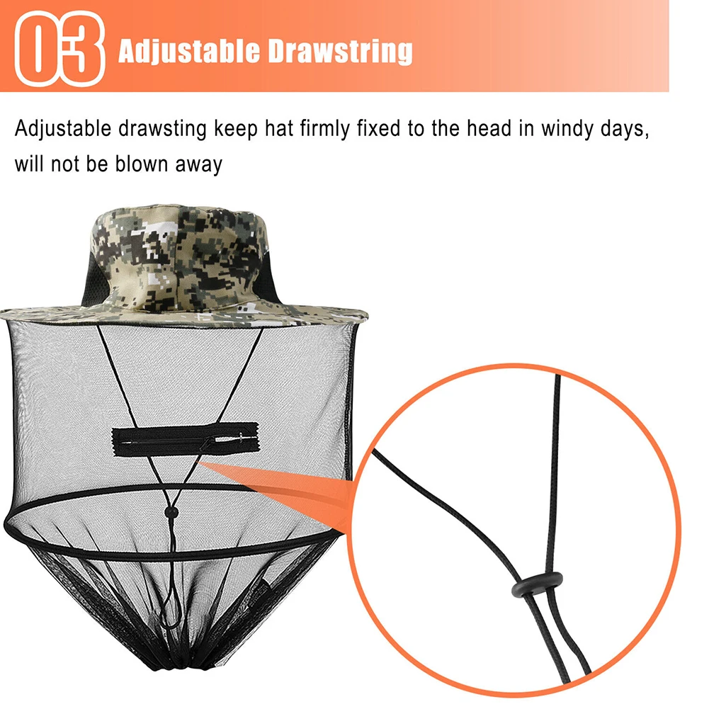 Bee Keeping Protective Bee Hat Anti Bee Camouflage Hat-Veil Combo Bee Hat Bug Mesh Mask Beekeeping Net Mesh Face Hood Cap
Bee Keeping Protective Bee Hat Anti Bee Camouflage Hat-Veil Combo Bee Hat Bug Mesh Mask Beekeeping Net Mesh Face Hood Cap