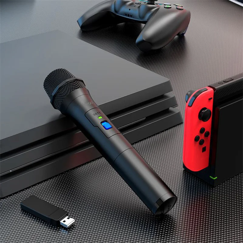Беспроводной игровой микрофон P5 NS/P4/X-one // Универсальный беспроводной микрофон WiiU с кнопкой переключения
Беспроводной игровой микрофон P5 NS/P4/X-one // Универсальный беспроводной микрофон WiiU с кнопкой переключения