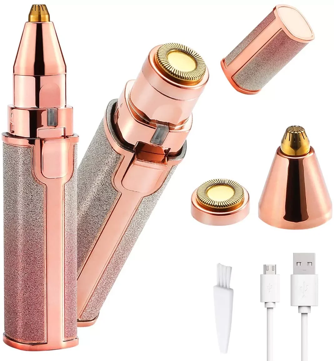 Portable 2 IN 1 Electric Epilator Eyebrow Trimmer Female Body Facial Lipstick Shape Hair Removal Women Painless Razor Shaver
Portable 2 IN 1 Electric Epilator Eyebrow Trimmer Female Body Facial Lipstick Shape Hair Removal Women Painless Razor Shaver