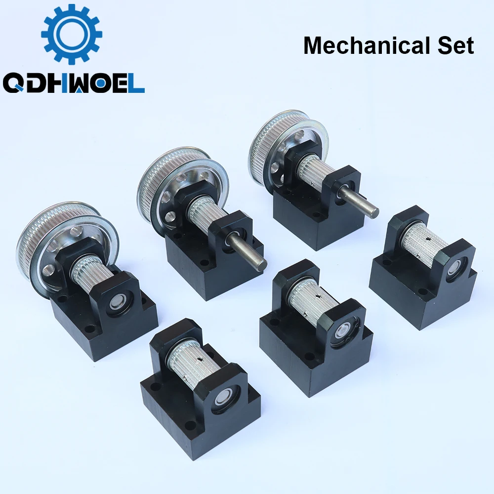 

QDHWOEL набор шестеренок для станка, механические детали, направляющая рельса для Co2, Лазерная гравировальная режущая машина