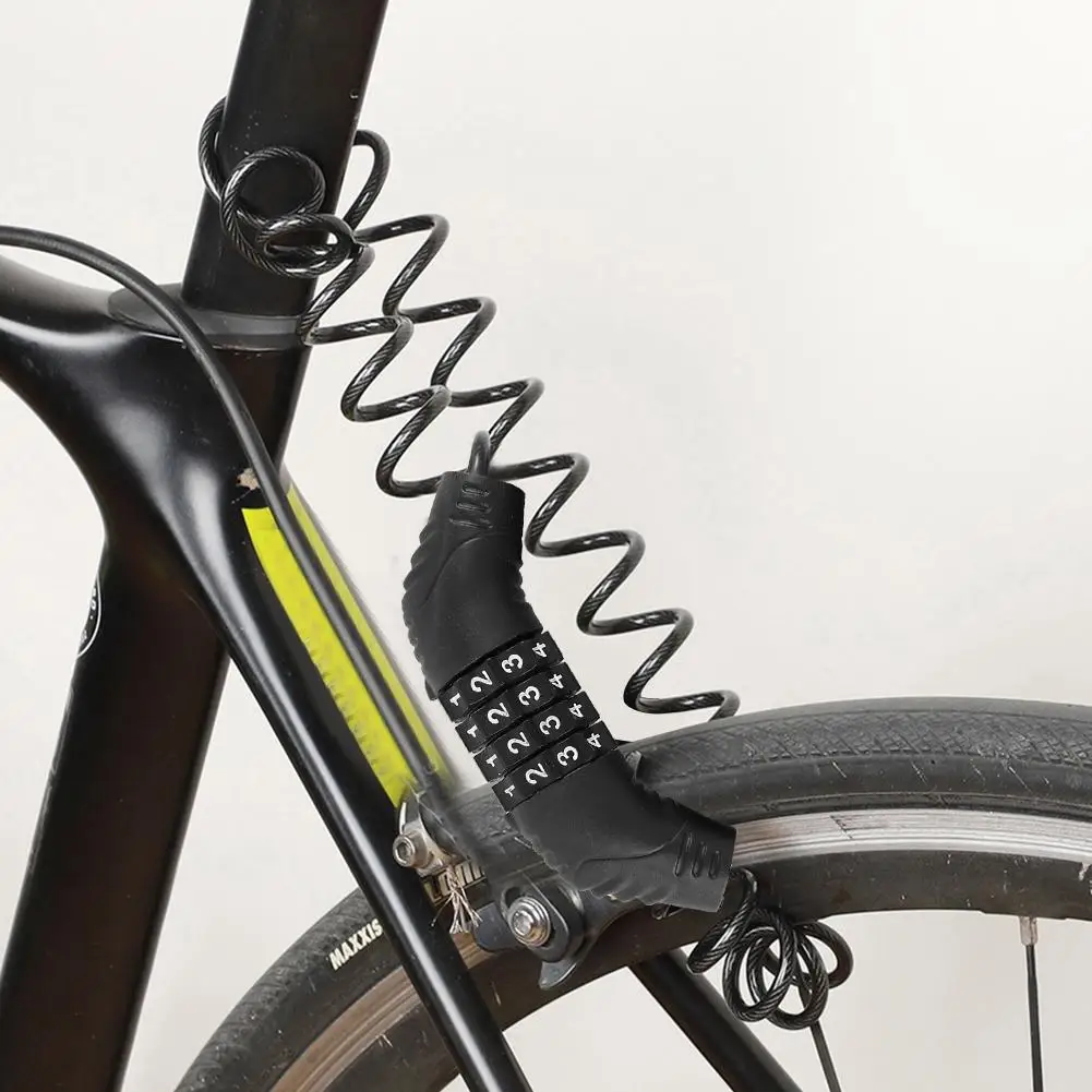 Bicycle Lock Steel Cable Chain Security Password 4 Digit Lock Anti-Theft Combination Number Code Safety Bike Bicycle Accessories
Bicycle Lock Steel Cable Chain Security Password 4 Digit Lock Anti-Theft Combination Number Code Safety Bike Bicycle Accessories