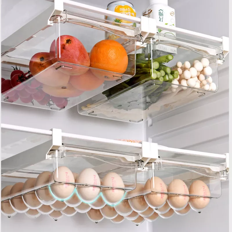 2023 Kitchen Portable Clear Fridge Organizer Slide Under Shelf Drawer Box Rack Holder Refrigerator Drawer Fruit Food Storage Box
2023 Kitchen Portable Clear Fridge Organizer Slide Under Shelf Drawer Box Rack Holder Refrigerator Drawer Fruit Food Storage Box