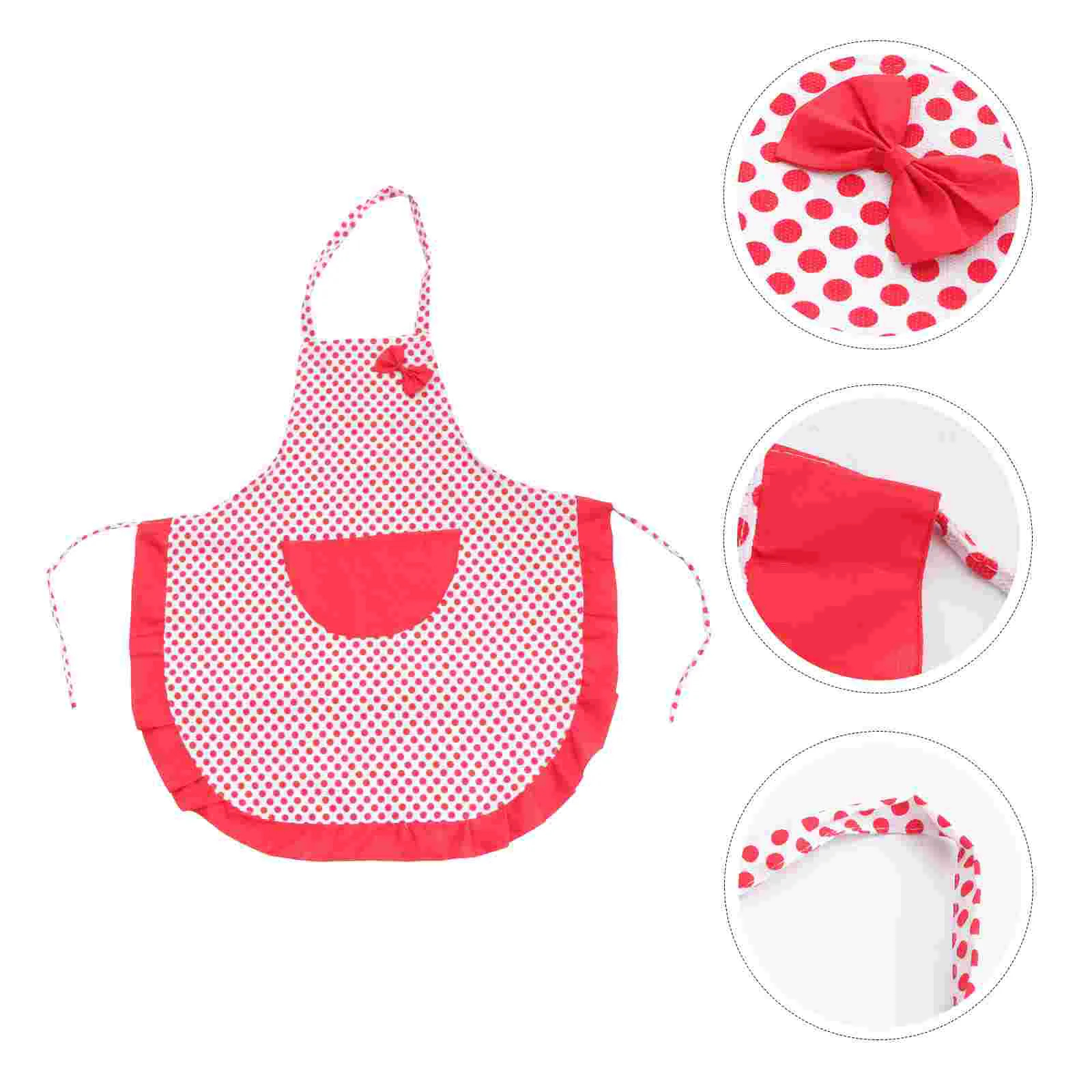 Polka Dotted Bowknot Decor Halter-neck Style Sleeveless Women's Kitchen Cooking Apron with Pocket (Red)
Polka Dotted Bowknot Decor Halter-neck Style Sleeveless Women's Kitchen Cooking Apron with Pocket (Red)