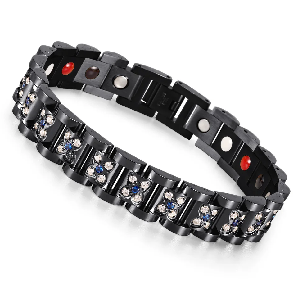 RainSo Luxury Health Care Bracelet & Bangle For Women With Magnet Bracelet Viking Flower Zircon Charm Chain Link Female Jewelry
RainSo Luxury Health Care Bracelet & Bangle For Women With Magnet Bracelet Viking Flower Zircon Charm Chain Link Female Jewelry
