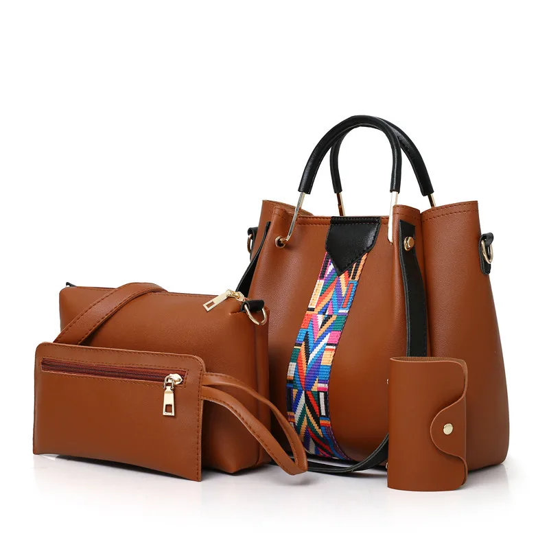 4 Piece Set Ladies Handbag Shoulder Messenger Bag Pu Leather Tote Bags Famous Designer Luxury Brands Women Bag Set
4 Piece Set Ladies Handbag Shoulder Messenger Bag Pu Leather Tote Bags Famous Designer Luxury Brands Women Bag Set