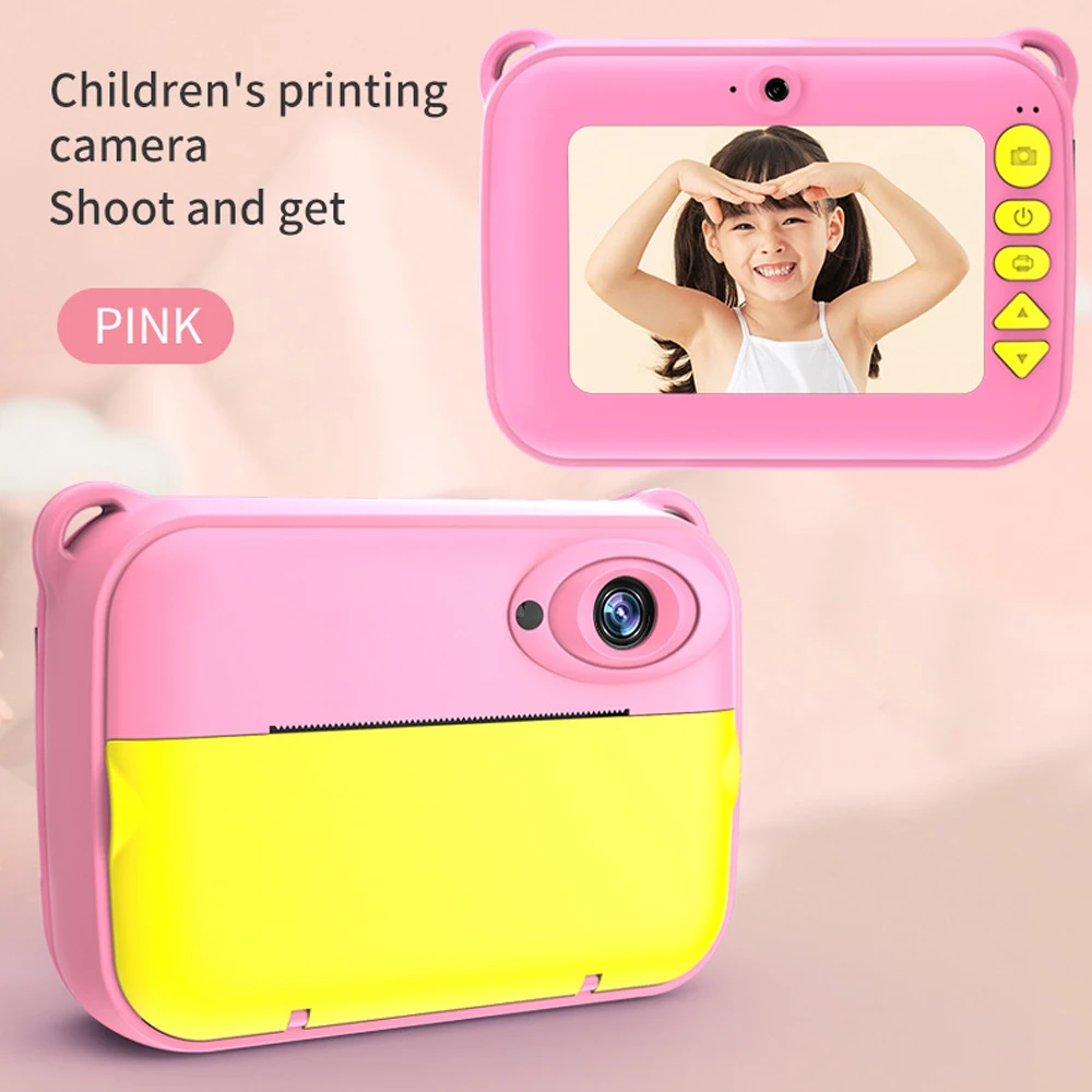 Kids Pink Camera Instant Print Camera for Children 1080P HD Video Photo Camera Toys With 32GB Card Digital Camera Photo Toys
Kids Pink Camera Instant Print Camera for Children 1080P HD Video Photo Camera Toys With 32GB Card Digital Camera Photo Toys