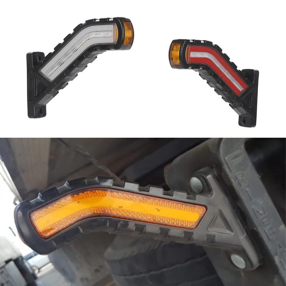 2PCS Side Lights LED Outline Marker 12-24V LED Lights Truck Trailer LED Truck Light Van LED Lights Trailer Tail Lights
2PCS Side Lights LED Outline Marker 12-24V LED Lights Truck Trailer LED Truck Light Van LED Lights Trailer Tail Lights