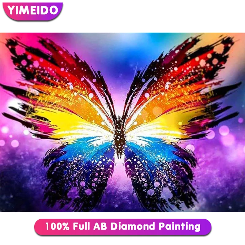 YIMEIDO 5D DIY Full 100% AB Diamond Painting Full Square Round Butterfly Diamond Embroidery Animal Home Decor Mosaic Handmade
YIMEIDO 5D DIY Full 100% AB Diamond Painting Full Square Round Butterfly Diamond Embroidery Animal Home Decor Mosaic Handmade