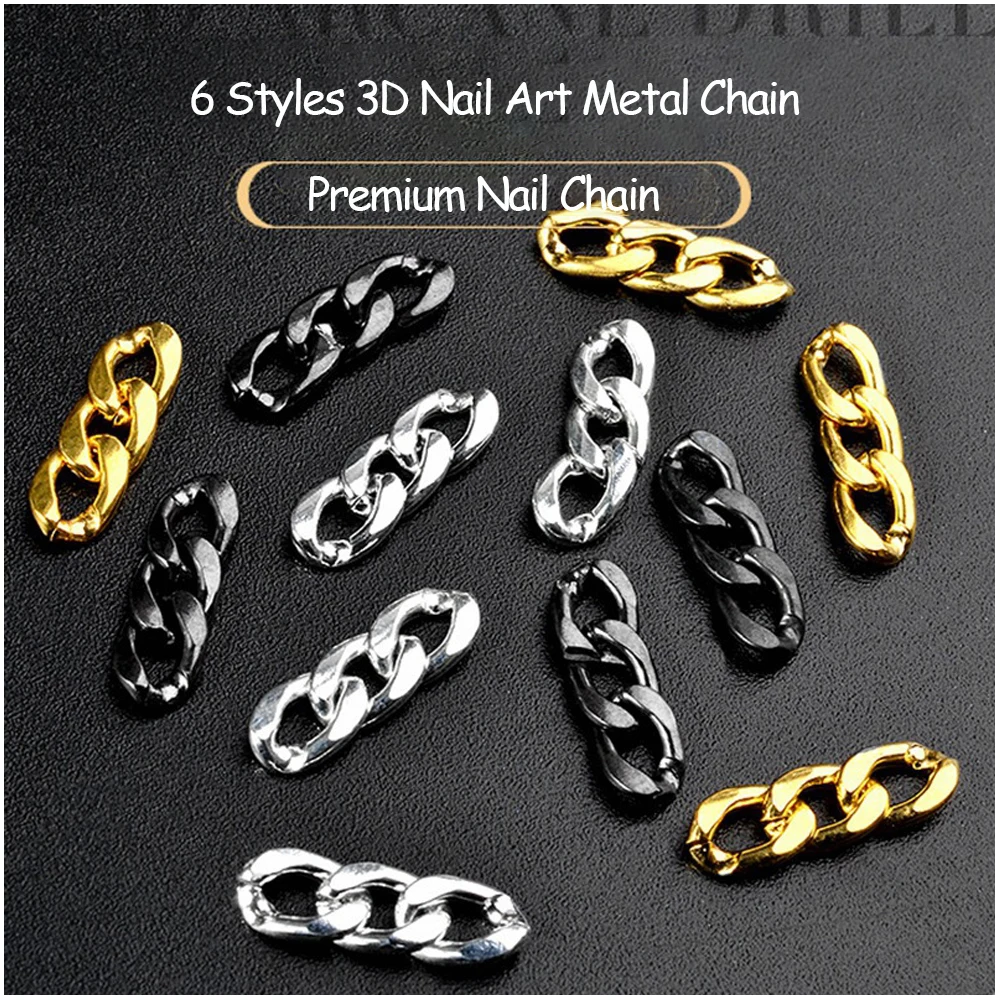 10PC 3D Nail Metal Chain Thick Buckle Zipper Gold Silver Japan Korea Punk Nails Art Decora Charm DIY Manicure Accessory Tool Hot
10PC 3D Nail Metal Chain Thick Buckle Zipper Gold Silver Japan Korea Punk Nails Art Decora Charm DIY Manicure Accessory Tool Hot