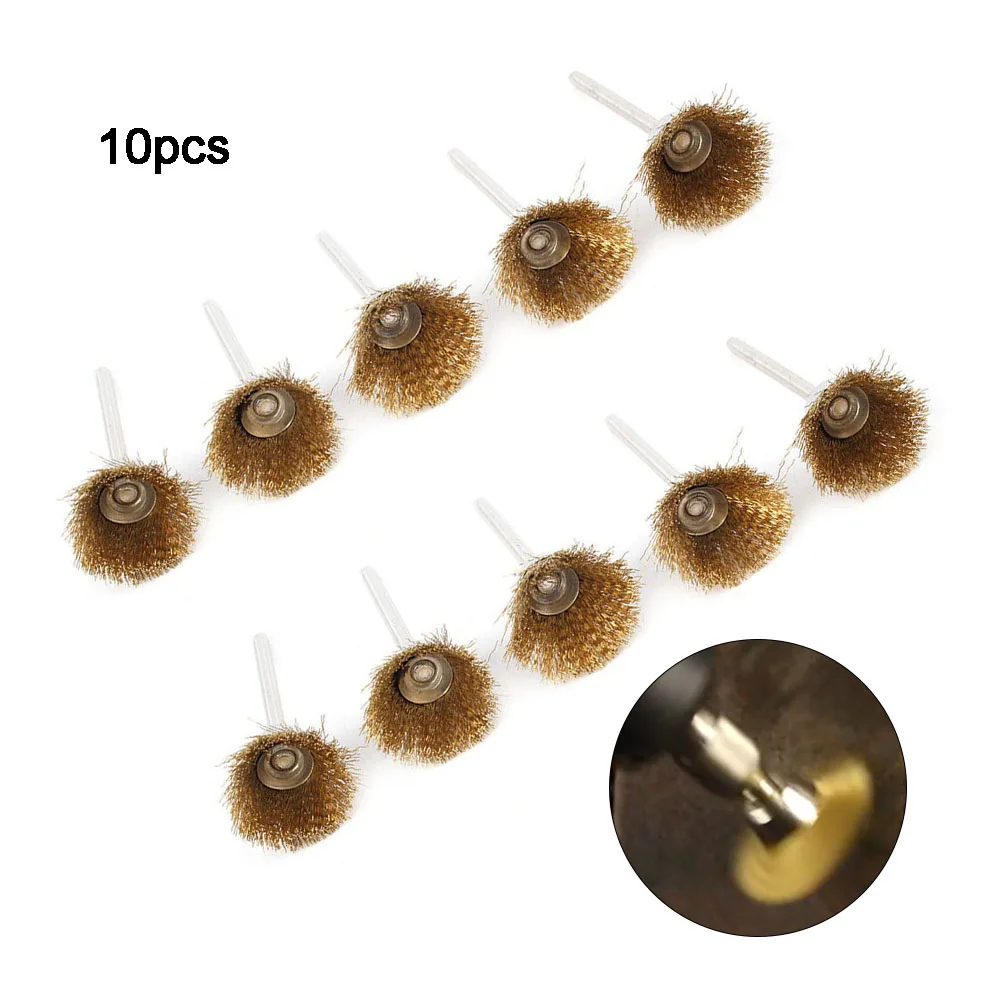 10pcs Polishing Wheel Brush Mini Brush Rotary Brass Drill Brush For Angle Grinders Electric Drills Polishing T-shaped Brush
10pcs Polishing Wheel Brush Mini Brush Rotary Brass Drill Brush For Angle Grinders Electric Drills Polishing T-shaped Brush