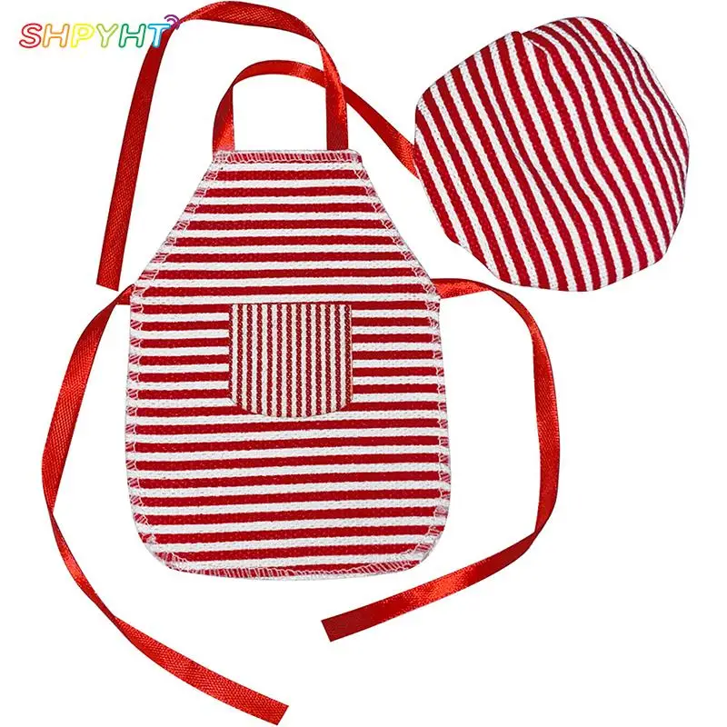 Christmas Elf Doll Clothes Red Striped Kitchen Apron Set + Chef's Hat Toys For Children Accessories Gift(Without Doll)
Christmas Elf Doll Clothes Red Striped Kitchen Apron Set + Chef's Hat Toys For Children Accessories Gift(Without Doll)