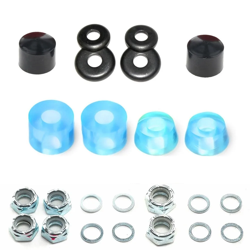 Skateboard PU Rubber Colorful Shock Absorber Set Top/Bottom Bush Washers 90a Hard Longboard Pivot Tube Accessories
Skateboard PU Rubber Colorful Shock Absorber Set Top/Bottom Bush Washers 90a Hard Longboard Pivot Tube Accessories