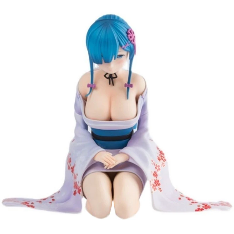 

13cm Anime Re:Life In A Different World From Zero Figure Sexy Rem Action Figures PVC Kimono Girl Model Doll Collection Gift Toys