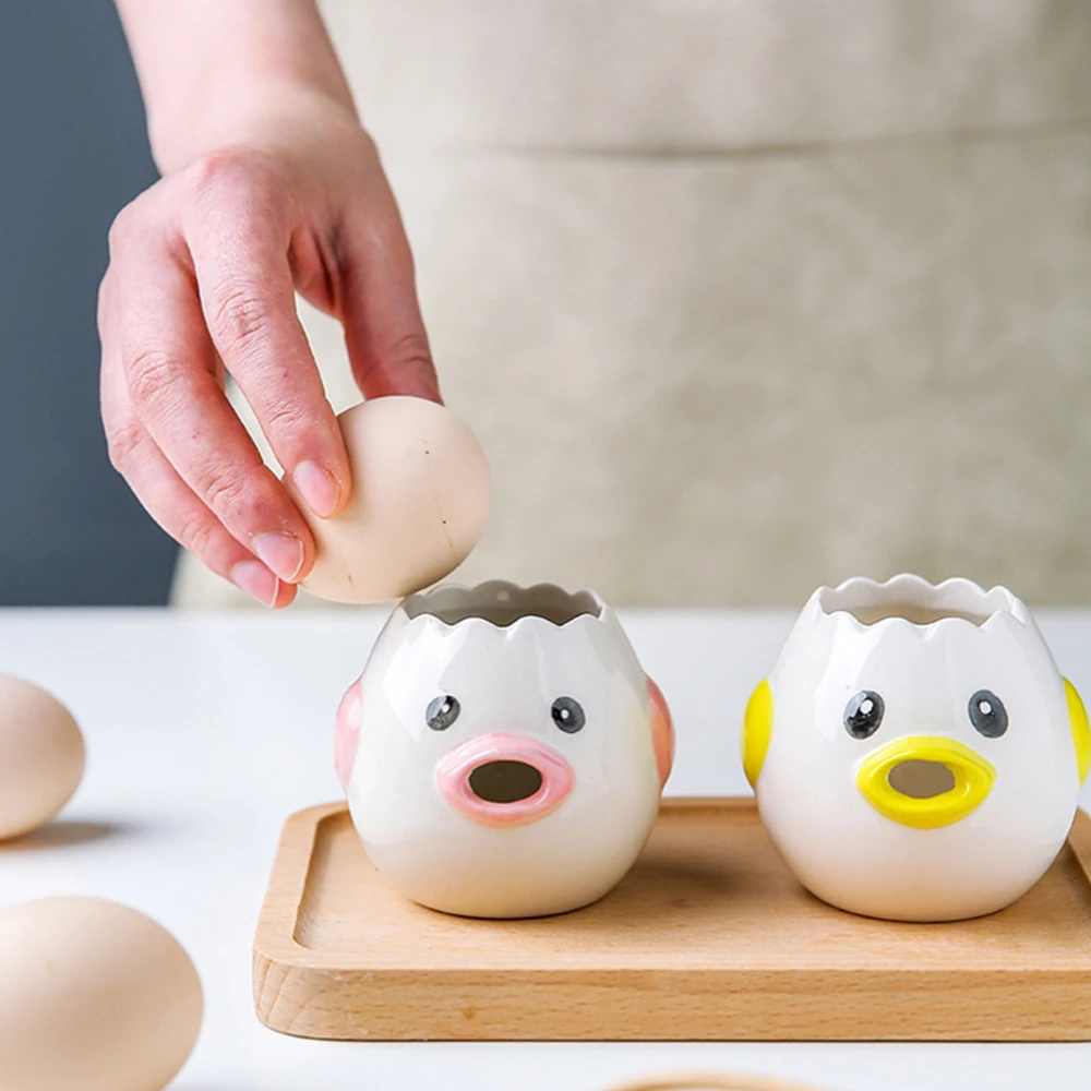 Cute Chicken Ceramic Egg White Separator Creative Egg Yolk Protein Separator Filter Baking Tools Kitchen Accessories
Cute Chicken Ceramic Egg White Separator Creative Egg Yolk Protein Separator Filter Baking Tools Kitchen Accessories