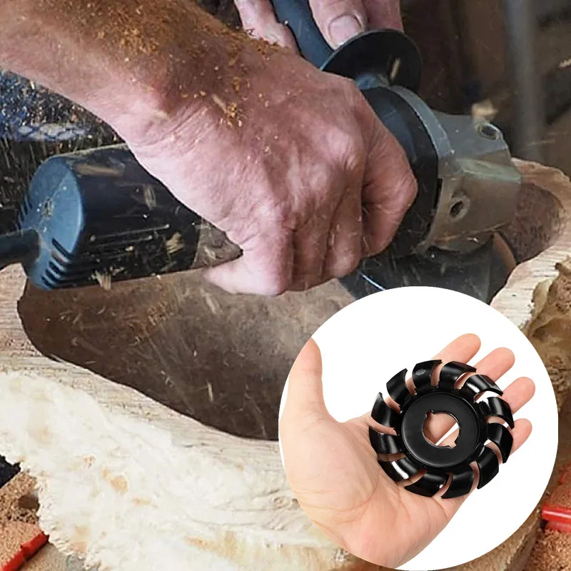 12 Teeth Wood Carving Disc 22mm Bore Grinder Wood Shaping Blade 125mm Manganese Steel for 12/150 Angle Grinder Woodworking
12 Teeth Wood Carving Disc 22mm Bore Grinder Wood Shaping Blade 125mm Manganese Steel for 12/150 Angle Grinder Woodworking