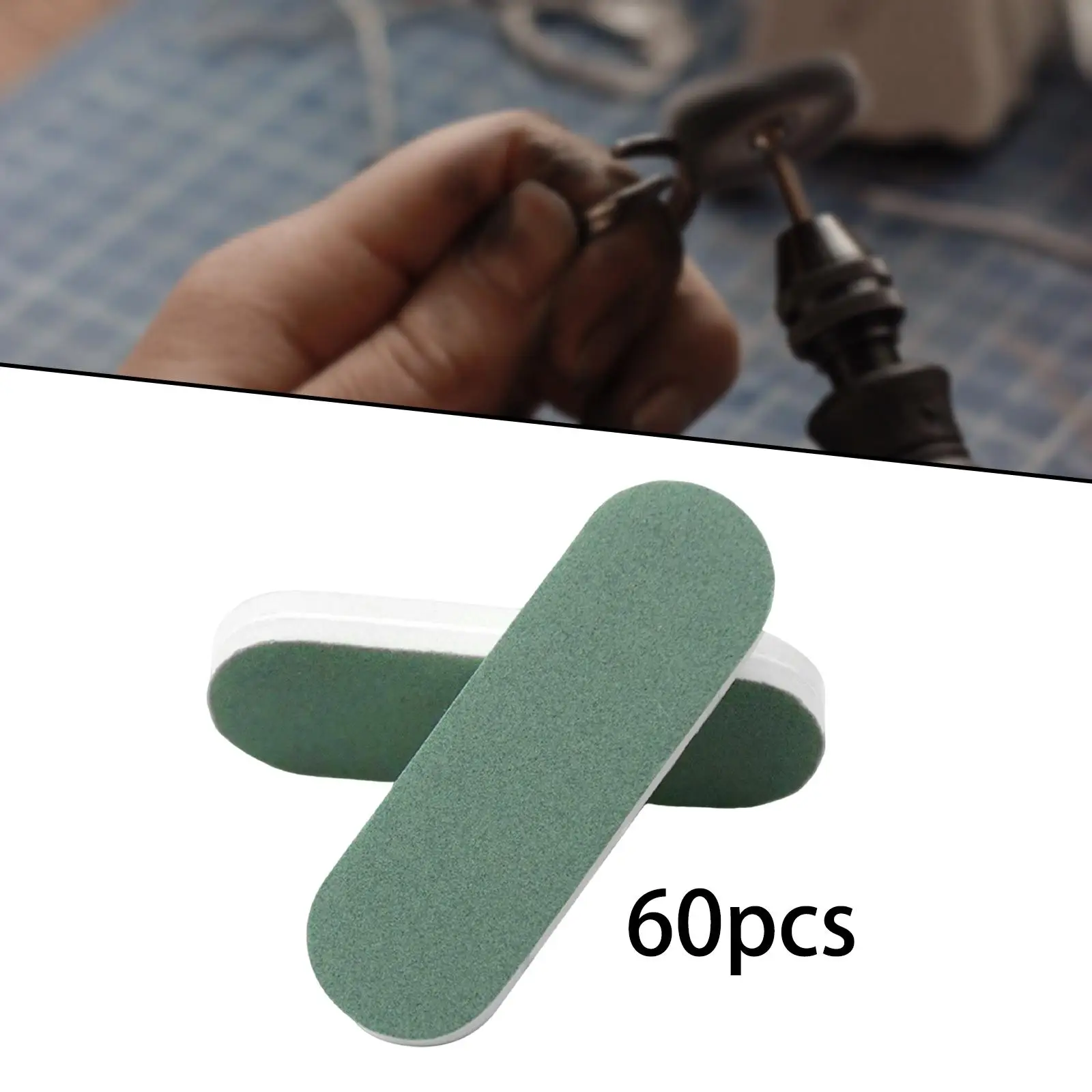 60x Silver Polishing Rods Sandpaper Pad Polishing Plate Scratch Repair Tool for Jade Instrument Cleaner Nail Care Polish
60x Silver Polishing Rods Sandpaper Pad Polishing Plate Scratch Repair Tool for Jade Instrument Cleaner Nail Care Polish