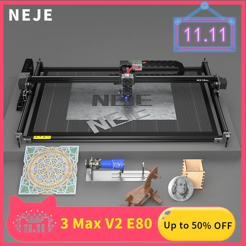 2023 NEJE 3 Max V2 E80 Лазерный Гравировальный режущий станок деревообрабатывающий инструмент бизнес-машина с воздушным помощником лазерный ЧПУ маршрутизатор лазерный гравер
2023 NEJE 3 Max V2 E80 Лазерный Гравировальный режущий станок деревообрабатывающий инструмент бизнес-машина с воздушным помощником лазерный ЧПУ маршрутизатор лазерный гравер